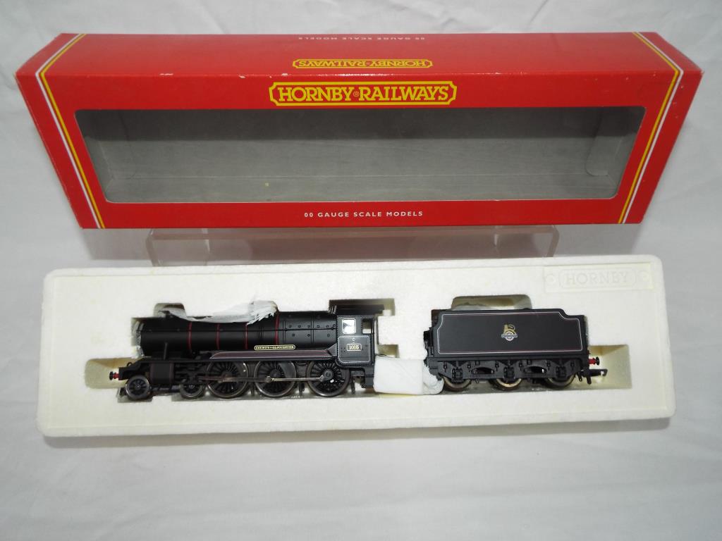 Hornby - an OO gauge model 4-6-0 locomotive and tender,