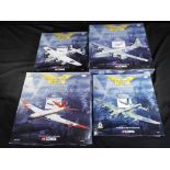 Corgi Aviation - 4 boxed diecast Military aircraft by Corgi in 1:144 scale.