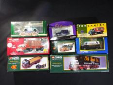 Corgi, Vanguards - Eight boxed diecast model vehicles by Corgi in various scales.