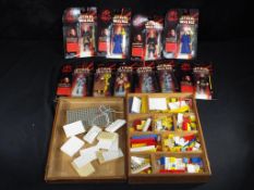Lego, Star Wars - in excess of 120 pieces of Lego in a wooden box,