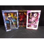 Barbie by Mattel - a collection of three boxed Barbie dolls to include Barbie Collector Hard Rock