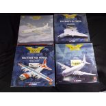 Corgi Aviation - 4 boxed diecast Military aircraft by Corgi in 1:144 scale.