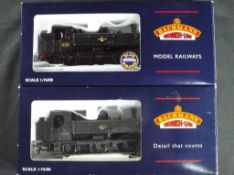 Model Railways - Bachmann OO gauge - two steam tank locomotives comprising 32-203 and 32-212,