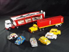 Diecast - Corgi - eight unboxed Corgi diecast vehicles, including Corgi Major Mack Truck,