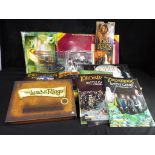 Lord Of The Rings - Pewter and Bronze Effect Chess Set board game, unused sticker album,
