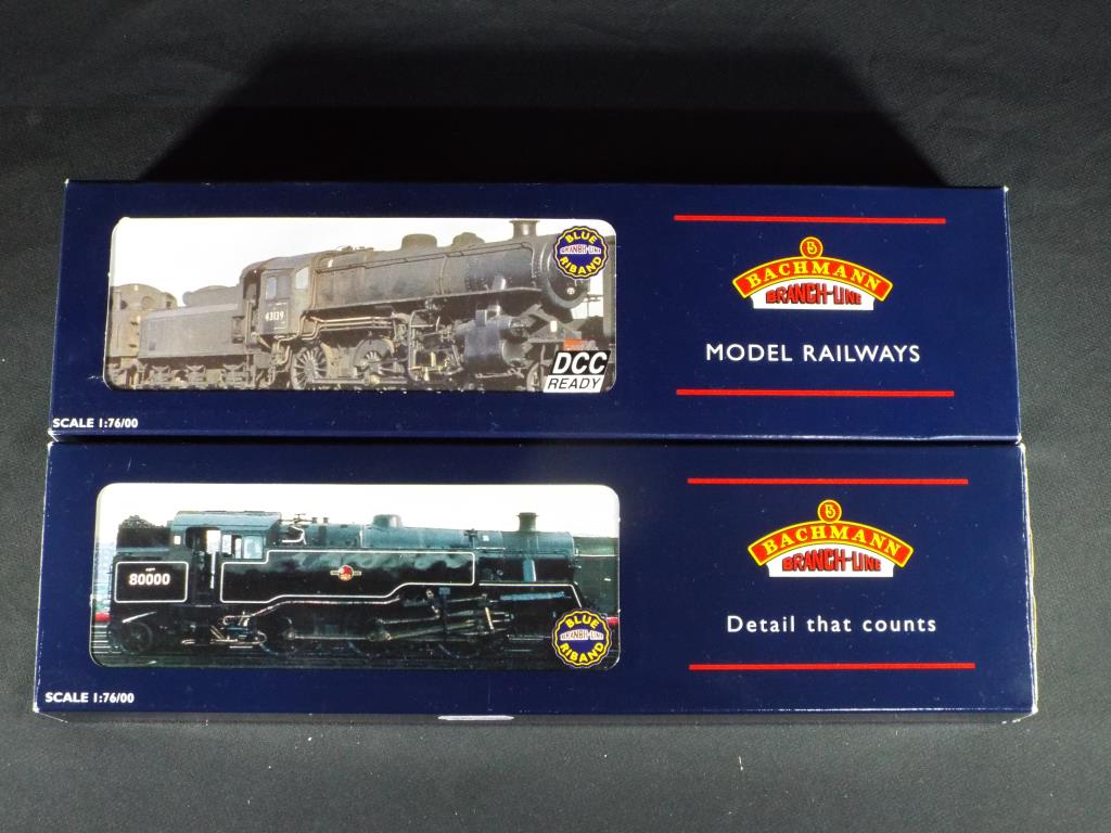 Model Railways - Bachmann OO gauge two steam locomotives,