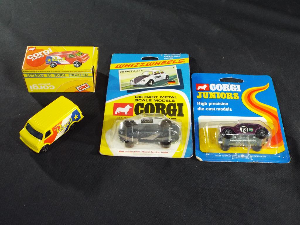 Diecast - Corgi - three diecast vehicles in original boxes, including VW 1300 Police Car,