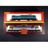 Model Railways - Hornby OO gauge - two electric locomotives comprising R2004 Class 92 and R2160