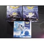 Corgi Aviation - 3 boxed 1:72 and 1:144 scale model aircraft.