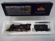Bachmann - an OO scale model locomotive with tender 4-6-0 Modified Hall 'Witherslack Hall' op no
