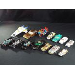 Diecast - Corgi, Dinky Toys - fourteen unboxed TV and Film related diecast vehicles,