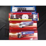 Diecast - Corgi four 1:50 scale trucks hauliers in original boxes,