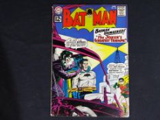Batman - #148 June 1962, DC, cents copy, Batman Unmasked in The Joker's Greatest Triumph,