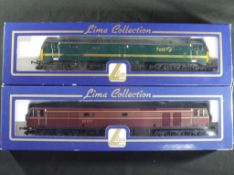 Model Railways - Lima OO gauge - two diesel locomotives comprising #50017 and #47832,