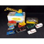 Diecast - Corgi and Dinky - ten diecast vehicles predominantly unboxed to include Ford Zodiac Mk 4,