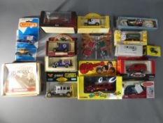 Corgi, Matchbox, Lledo and others - 16 predominately boxed diecast vehicles in various scales.