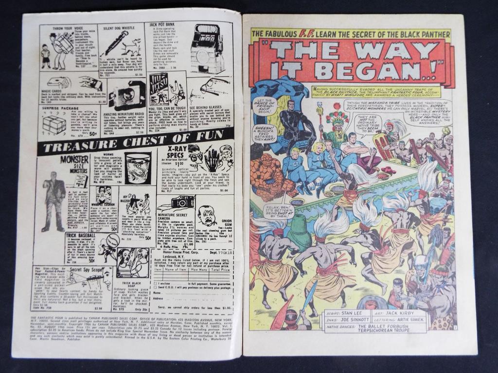 Fantastic Four - #53 August 1966, Marvel Comics, pence copy, first appearance of Klaw, - Image 2 of 2