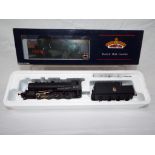 Bachmann - an OO scale model locomotive 2-8-0 WD 'Austerity' op no 90534, BR black livery, # 32-252,