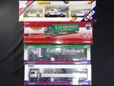 Corgi - Four Boxed Corgi diecast model vehicle sets inc three 1/50th scale Hauliers of Renown.