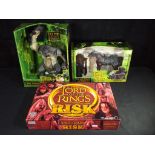 Lord Of The Rings - Electronic Sound & Action Cave Troll, Ring Wraith and Horse,