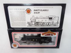 Bachmann Branch-Line - an OO scale model tank locomotive 2-6-2T, op no 1206, LMS black livery,