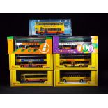 Diecast - Corgi - seven diecast buses in original boxes in 1:76 scales, comprising 42803, 44507,