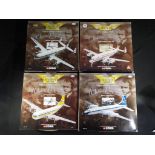 Corgi Aviation - 4 boxed diecast model civil aircraft by Corgi.