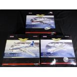 Corgi Aviation - 3 boxed Limited Edition 1:144 scale diecast model aircraft by Corgi.