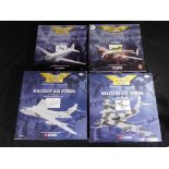 Corgi Aviation - 4 boxed diecast Military aircraft by Corgi in 1:144 scale.