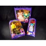 Disneyana - a collection of boxed Disney dolls to include Beauty and the Beast gift set by Mattel,