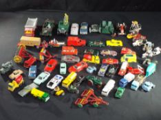 Diecast - Dinky, Matchbox, Husky, Britains and other - in excess of 50 unboxed Dinky,