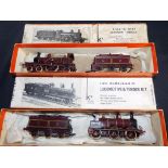 N & K C Keyser - two HO scale kit built model diecast locomotives LMS (ex M.R.