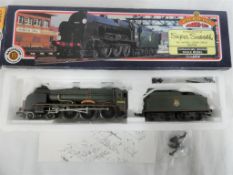 Bachmann Branch Line - an OO gauge 4-6-0 locomotive and tender, Maunsell 'Lord Nelson' class,