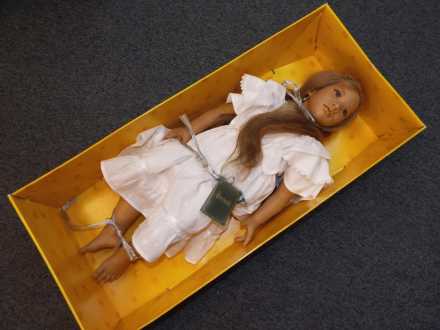 Annette Himstedt Kinder - a dressed doll entitled Tara, 66 cm tall,