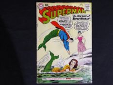 Superman - #139 August 1960, DC, cents copy, 'The New Life of Super-Merman'.