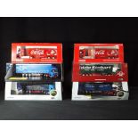 Oxford Diecast - six 1:76 scale trucks in original boxes, including VOL 04 CS, DAF 09 CS, MAN 02 CS,