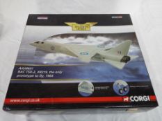 Corgi Aviation - A boxed diecast 1:72 scale model AA38601 BAC TSR-2, XR219,