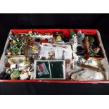 Dolls House Accessories - a collection of dolls house accessories and crafting materials to include