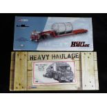 Corgi - 2 boxed Corgi Heavy Haulage diecast model trucks.