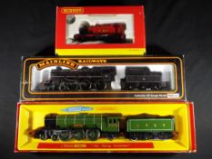 Hornby, Mainline & Tri-ang - Three steam locomotives comprising 0-4-0 Industrial loco R153,
