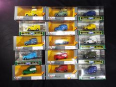 Corgi Classics - 15 boxed Morris Minor diecast model vehicles by Corgi.