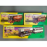 Corgi - Three 1/50 scale trucks in original boxes, comprising 27801 Atkinson open pole truck set,