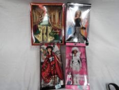 Barbie by Mattel - a collection of four boxed Barbie dolls,