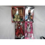 Barbie by Mattel - a collection of four boxed Barbie dolls,