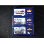 Bachmann - Three boxed OO gauge locomotives by Bachmann. Lot includes 32-200A 8750 Pannier Tank Op.