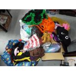 Fancy Dress - Four large bags and a box consisting of Fancy Dress clothing and novelty items.