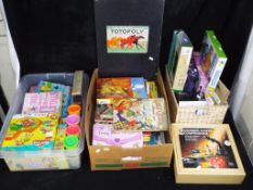A large quantity of miscellaneous children's, toys, games and books both modern and vintage.