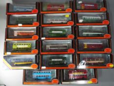 EFE - Seventeen boxed Exclusive First Editions 1:76 scale diecast models of buses and coaches to