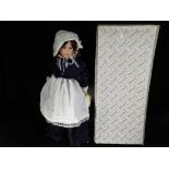 An Alberon porcelain dressed doll, entitled Florence Nightingale, contained in original box.