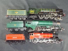 Hornby, Tri-ang & Trix - Three OO gauge unboxed steam locomotives,